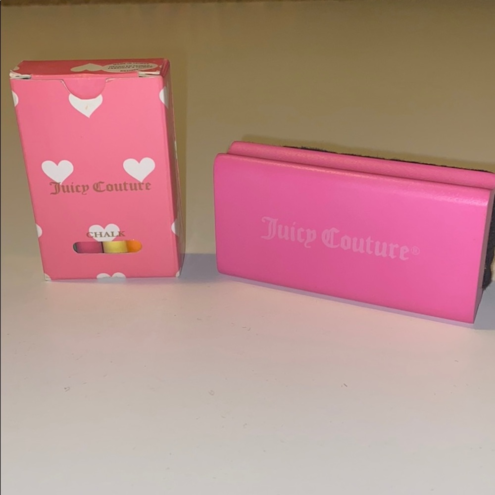 Juicy Couture Chalk & Eraser Set!